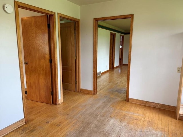 2999 18th St, Oak Grove Twp, WI 54868 - corridor featuring light wood finished floors and baseboards