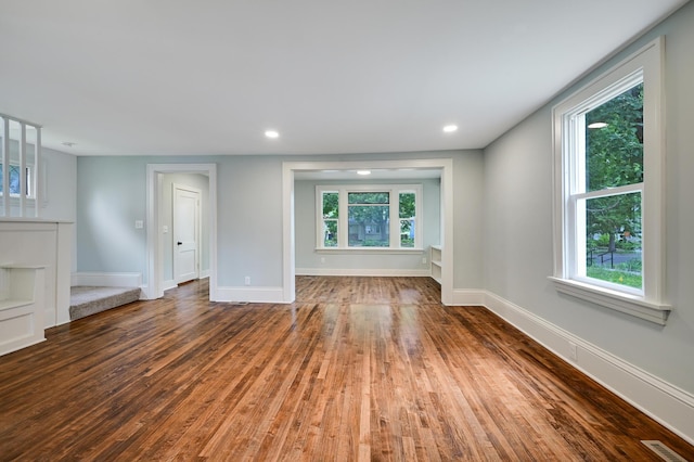 4416 46th Ave S, Minneapolis, MN 55406 - spare room with wood finished floors and recessed lighting