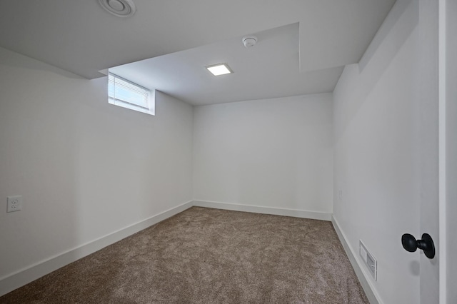 4416 46th Ave S, Minneapolis, MN 55406 - below grade area with carpet flooring and baseboards