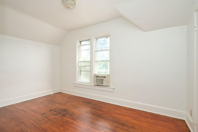 129 Morton St E, Saint Paul, MN 55107 - bonus room with lofted ceiling, hardwood / wood-style flooring, and cooling unit