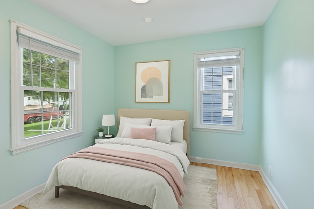 3137 Hampshire Ave S, Saint Louis Park, MN 55426 - bedroom featuring wood finished floors and baseboards