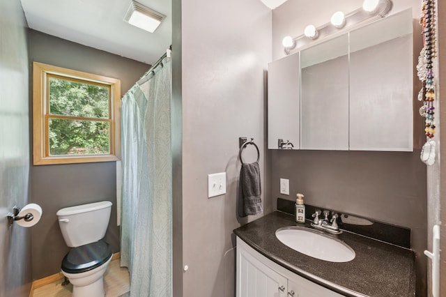 11711 County Rd, B, Lake Nebagamon, WI 54849 - bathroom with vanity and toilet