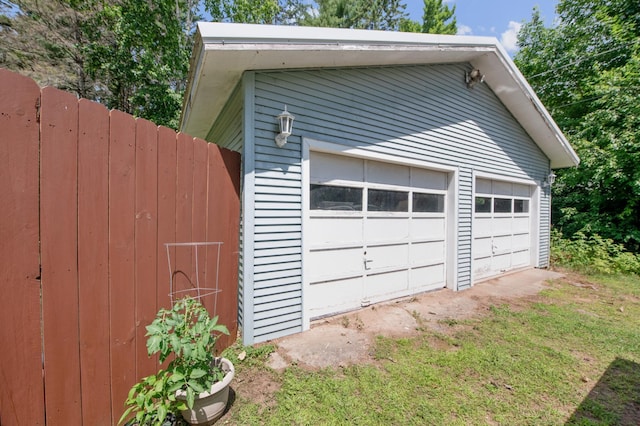 11711 County Rd, B, Lake Nebagamon, WI 54849 - view of detached garage