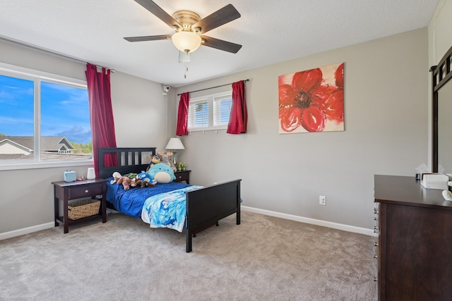 24000 Helium Ct, Forest Lake, MN 55025 - bedroom with light carpet and ceiling fan
