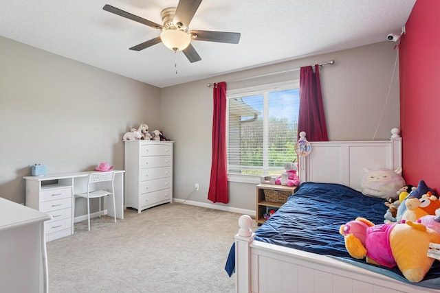 24000 Helium Ct, Forest Lake, MN 55025 - bedroom featuring light colored carpet and a ceiling fan