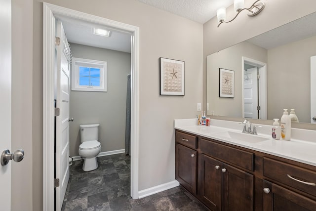 24000 Helium Ct, Forest Lake, MN 55025 - bathroom featuring vanity and a textured ceiling