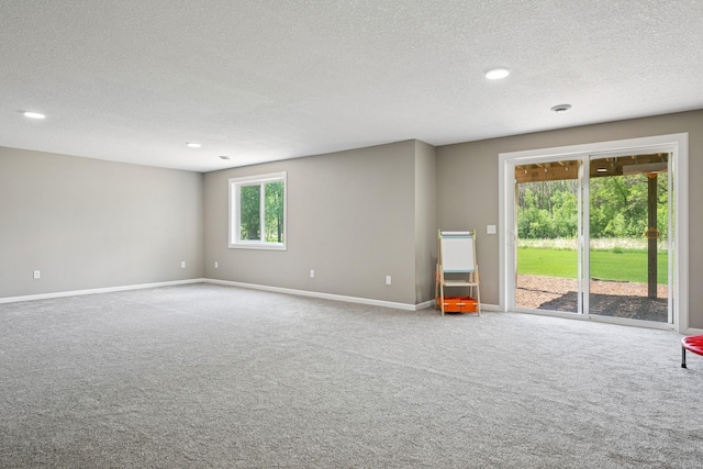 24000 Helium Ct, Forest Lake, MN 55025 - carpeted spare room with a textured ceiling and recessed lighting