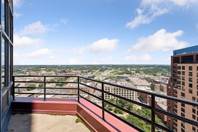 168 6th St E Unit 3004, Saint Paul, MN 55101 - balcony featuring a city view