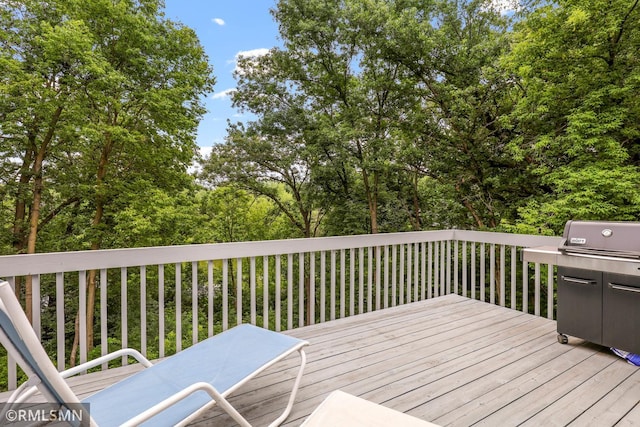 13840 Edenwood Way, Apple Valley, MN 55124 - deck featuring a grill