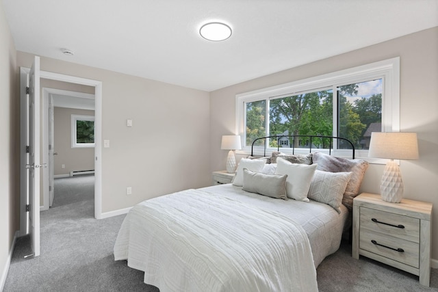 6494 Bonner Ct, Inver Grove Heights, MN 55076 - bedroom featuring carpet and baseboard heating