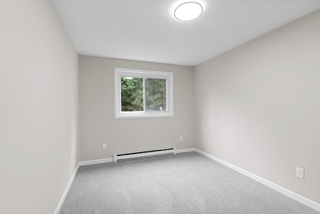 6494 Bonner Ct, Inver Grove Heights, MN 55076 - unfurnished room featuring baseboard heating and carpet flooring
