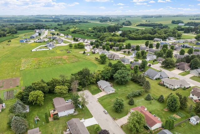 540 4th St E, Wanamingo, MN 55983 - aerial view of property and surrounding area with nearby suburban area