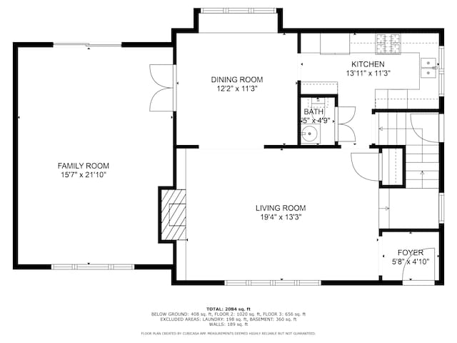 2612 52nd St, Minneapolis, MN 55410 - view of property floor plan