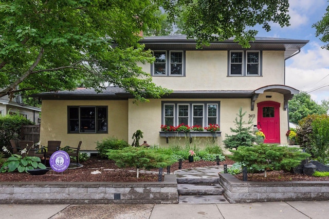2612 52nd St, Minneapolis, MN 55410 - view of front facade featuring stucco siding