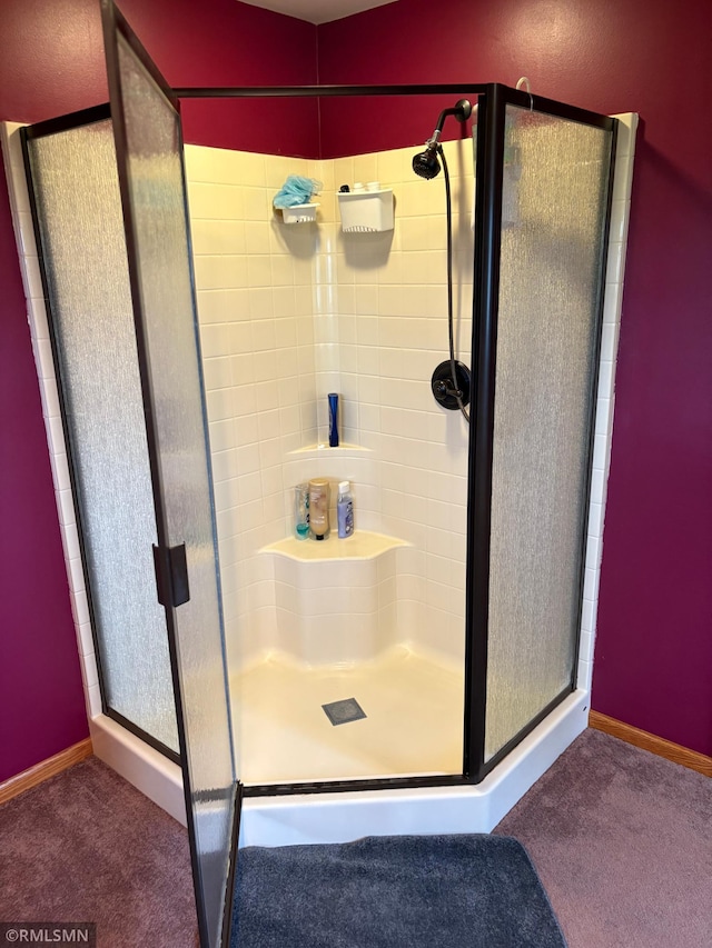W5168 Lake Rd, Warner Twp, WI 54437 - full bath with a shower stall