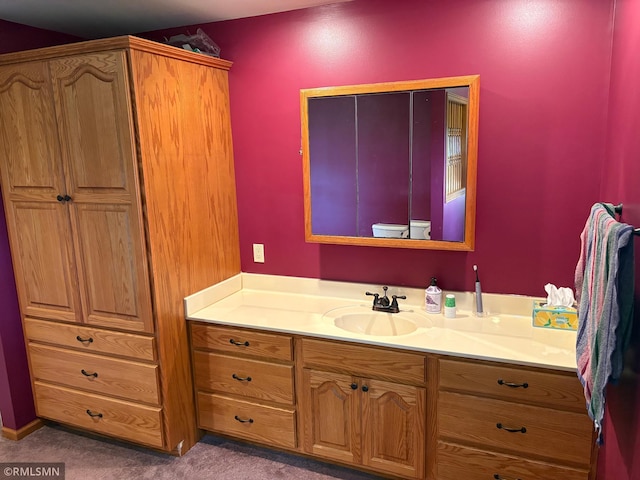 W5168 Lake Rd, Warner Twp, WI 54437 - bathroom with vanity
