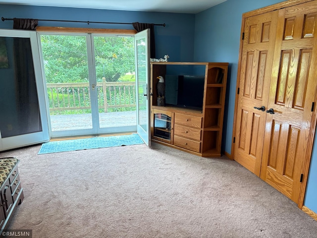 W5168 Lake Rd, Warner Twp, WI 54437 - view of carpeted living area
