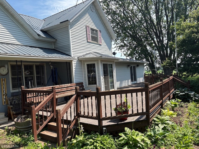 W5168 Lake Rd, Warner Twp, WI 54437 - view of deck