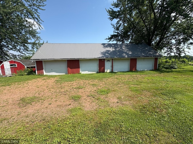 W5168 Lake Rd, Warner Twp, WI 54437 - view of detached garage