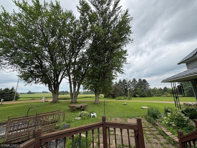 W5168 Lake Rd, Warner Twp, WI 54437 - view of grassy yard with a view of rural / pastoral area