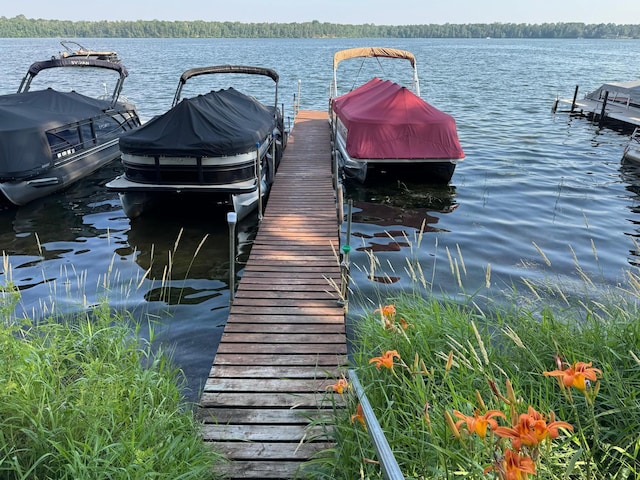 15827 Wilderness Trl Unit 28, Crosslake, MN 56442 - dock area with a water view