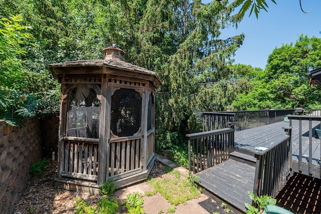 1290 Polk Pl, Columbia Heights, MN 55421 - view of deck