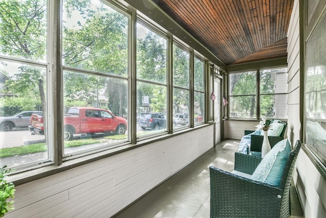3339 Aldrich Ave N, Minneapolis, MN 55412 - sunroom / solarium featuring vaulted ceiling