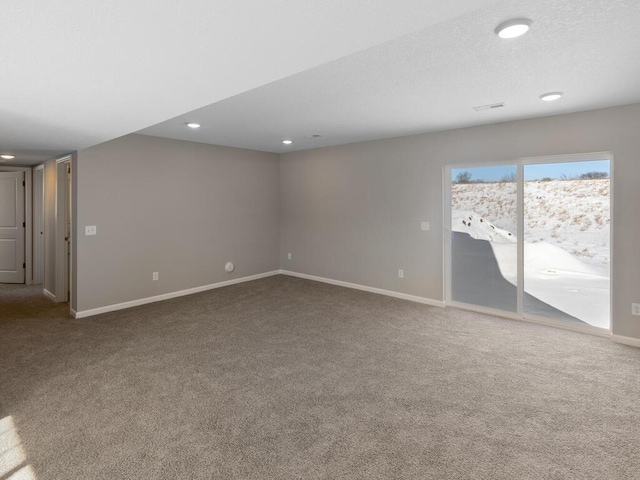 6711 Granby St, North Branch, MN 55056 - empty room with carpet flooring and recessed lighting