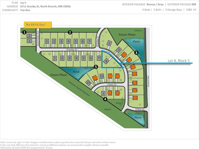 6711 Granby St, North Branch, MN 55056 - parcel map