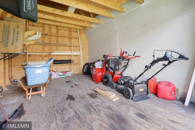 5733 Riverview Entry, Champlin, MN 55316 - storage room featuring a garage