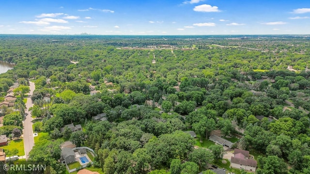 5733 Riverview Entry, Champlin, MN 55316 - bird's eye view of a heavily wooded area