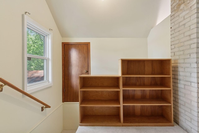3607 Sheridan Ave N, Minneapolis, MN 55412 - staircase with vaulted ceiling
