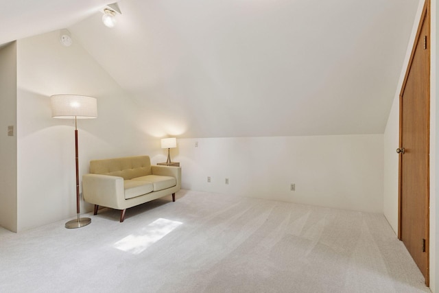 3607 Sheridan Ave N, Minneapolis, MN 55412 - sitting room with vaulted ceiling and carpet flooring