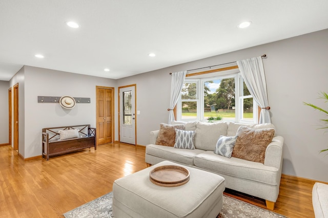 6700 168th St W, Lakeville, MN 55068 - living room with light wood-style floors and recessed lighting