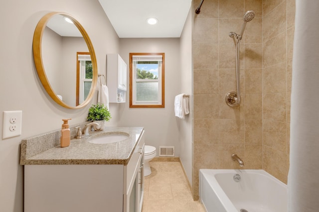 6700 168th St W, Lakeville, MN 55068 - full bath with vanity, tile patterned flooring, and tub / shower combination