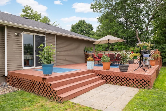 6700 168th St W, Lakeville, MN 55068 - view of wooden terrace