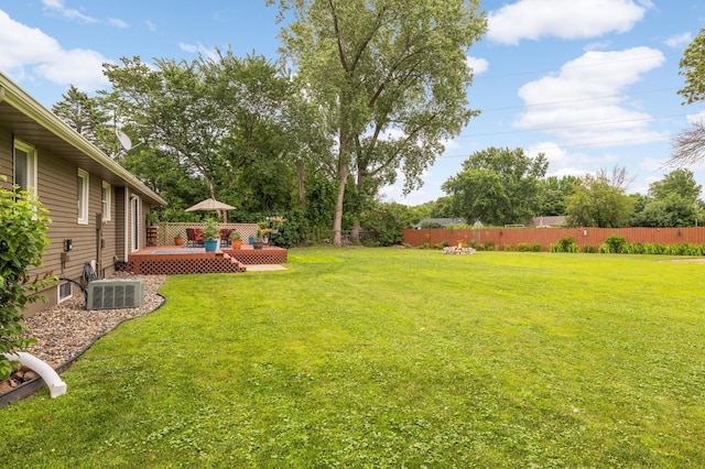 6700 168th St W, Lakeville, MN 55068 - view of yard with a wooden deck