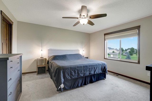 1035 Emerald St NE, Hanover, MN 55341 - bedroom featuring light carpet and a ceiling fan