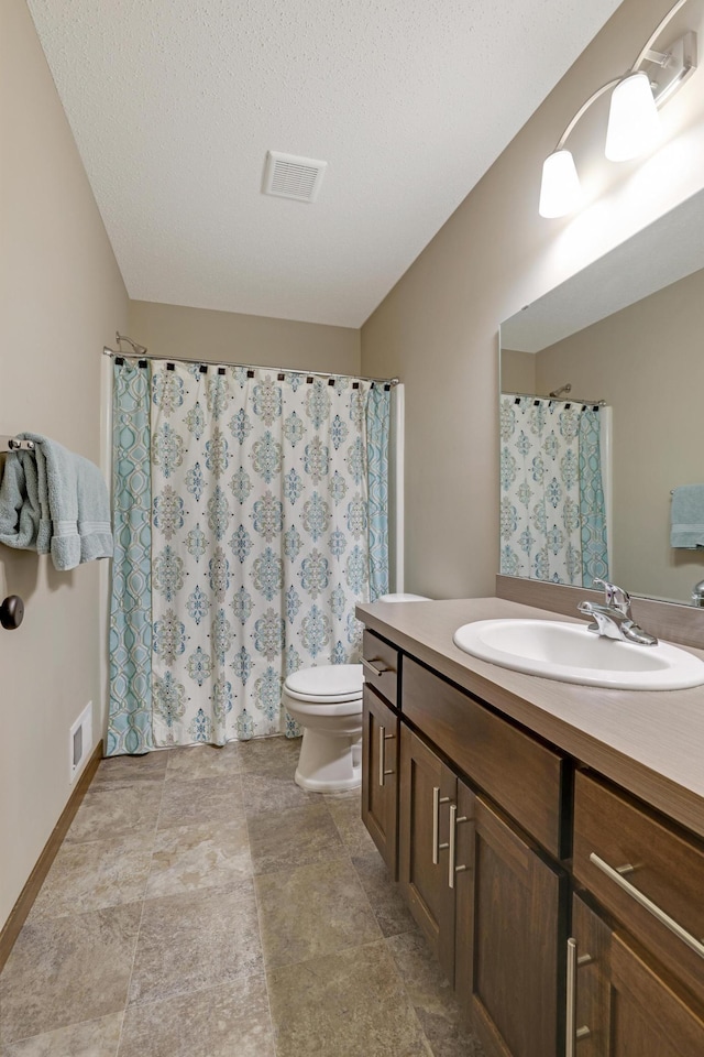 1035 Emerald St NE, Hanover, MN 55341 - bathroom with vanity and a textured ceiling