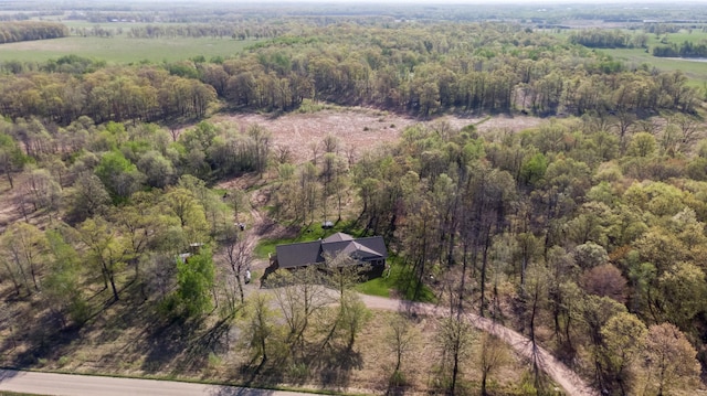 7170 29th Ave SW, Pequot Lakes, MN 56472 - aerial view of property and surrounding area featuring a heavily wooded area