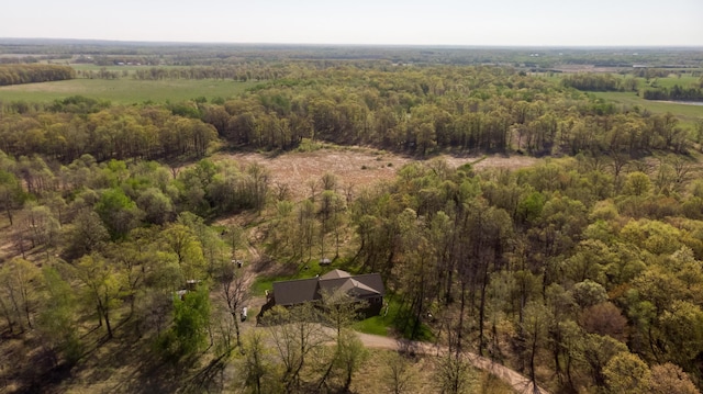 7170 29th Ave SW, Pequot Lakes, MN 56472 - aerial view of property and surrounding area with a forest