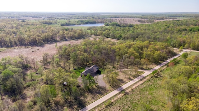 7170 29th Ave SW, Pequot Lakes, MN 56472 - aerial overview of property's location with a forest and a nearby body of water