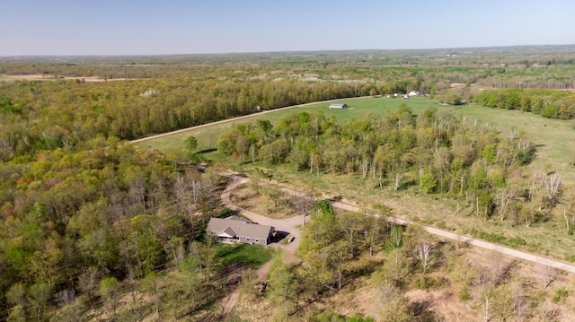 7170 29th Ave SW, Pequot Lakes, MN 56472 - view from above of property with a heavily wooded area