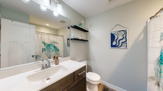 1280 Lone Stone Ct SE, Chatfield, MN 55923 - full bath featuring vanity, wood finished floors, and curtained shower