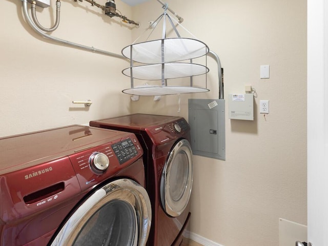 13580 Technology Dr Unit 3306, Eden Prairie, MN 55344 - washroom featuring independent washer and dryer and electric panel