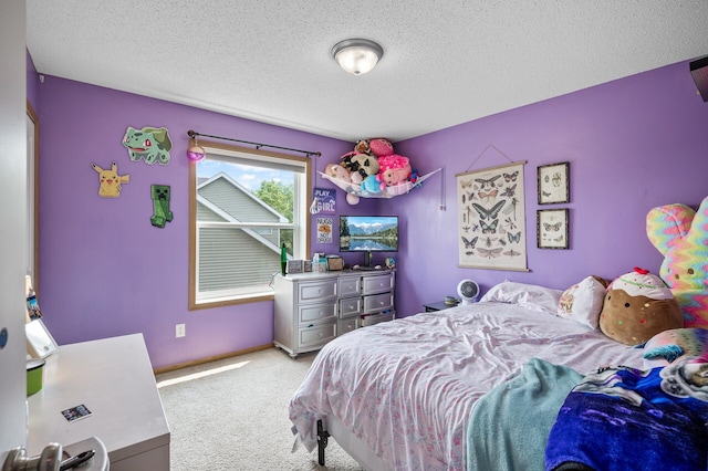 11259 69th St NE, Albertville, MN 55301 - bedroom with carpet and a textured ceiling
