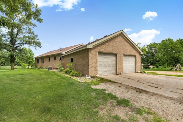 43054 105th Ave, Brockway Twp, MN 56367 - view of home's exterior with a yard and brick siding