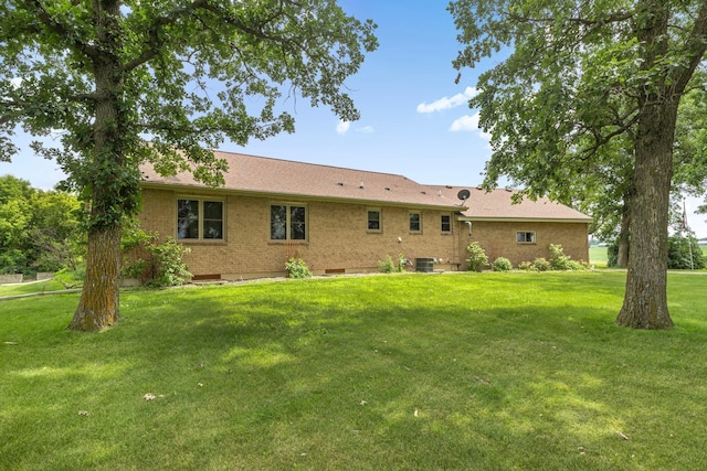 43054 105th Ave, Brockway Twp, MN 56367 - back of house with a yard and brick siding
