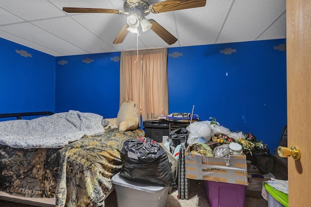 43054 105th Ave, Brockway Twp, MN 56367 - bedroom with a ceiling fan