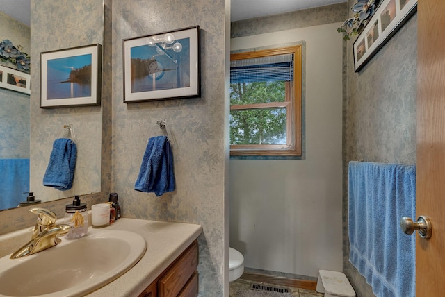 43054 105th Ave, Brockway Twp, MN 56367 - bathroom featuring vanity and toilet